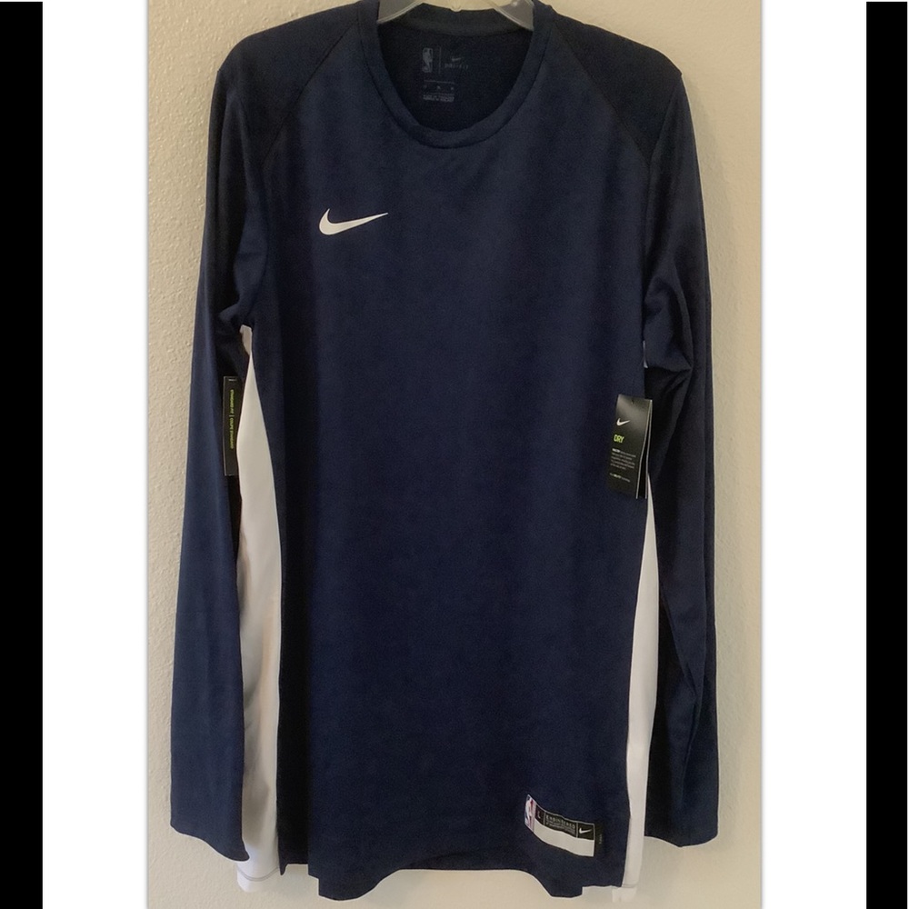 Nike NBA Authentic Dri-Fit men’s Training Top long sleeve Sz L Tall basketball